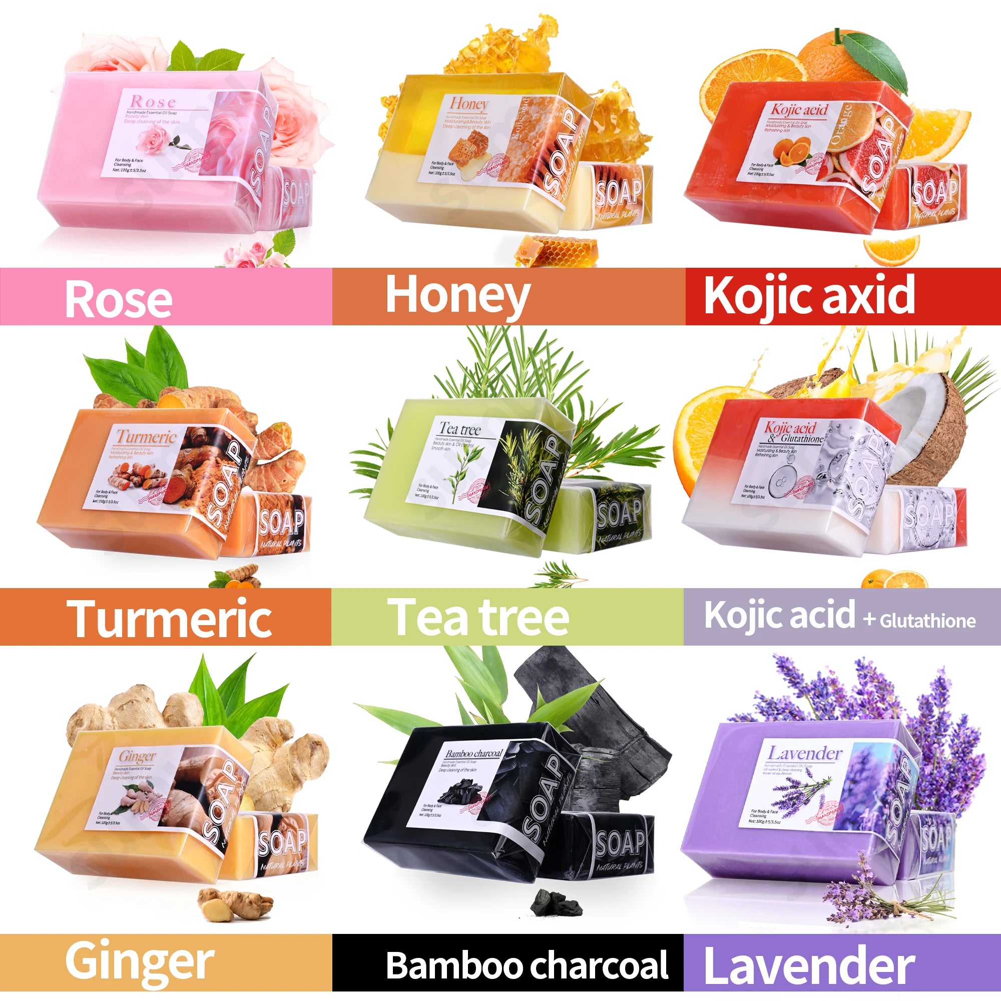 Natural Organic Lavender Essential Oil Soap