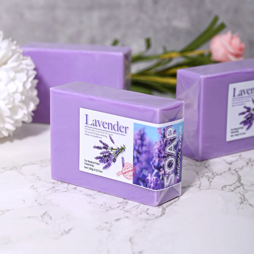 Natural Organic Lavender Essential Oil Soap