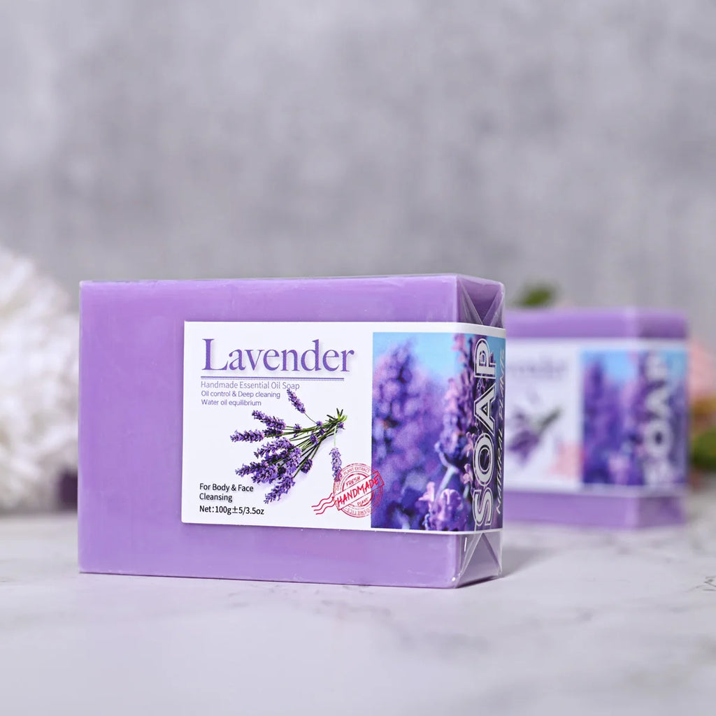 Natural Organic Lavender Essential Oil Soap