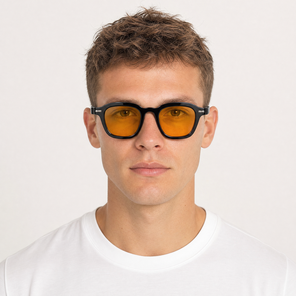 CITRINE OBSIDIAN AMBER LENSES