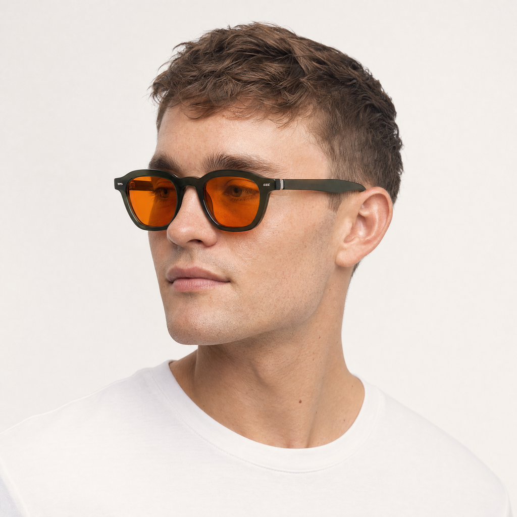 CITRINE OBSIDIAN AMBER LENSES